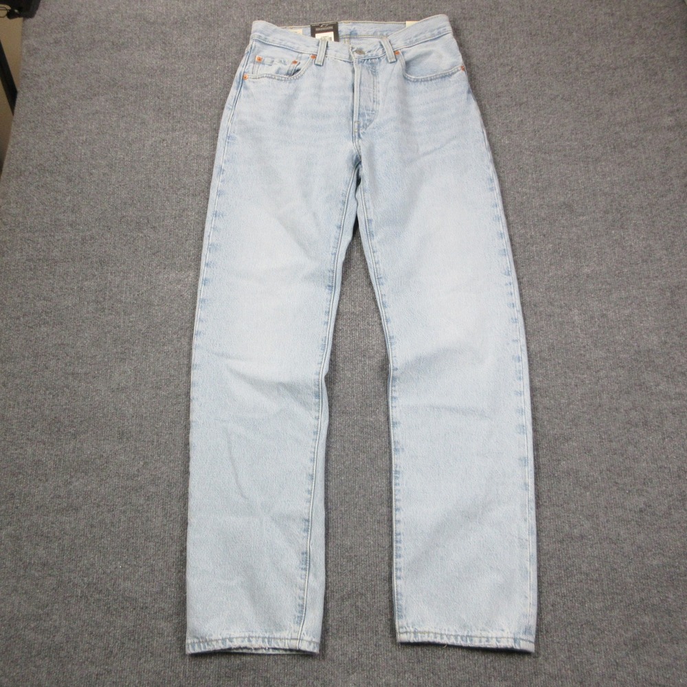 Levis 501 90s Jeans Women 26x32 Blue Light Wash Denim Straight Leg Retro Relaxed